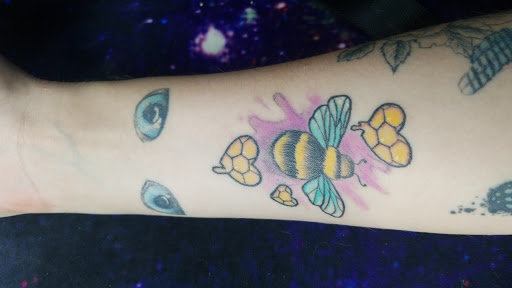 Explore monster tattoo ideas, creative tattoo ideas in Denver, available at Nocturnal Tattoo