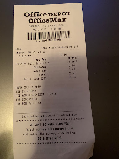 Office Supply Store «Office Depot», reviews and photos, 5205 N Garland Ave, Garland, TX 75040, USA