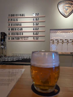 Craft beer at a brewery in Downers Grove Illinois