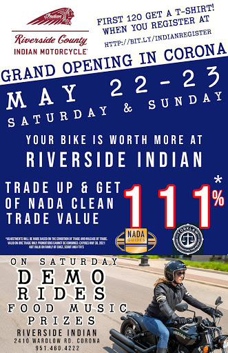 Riverside County Indian Motorcycle