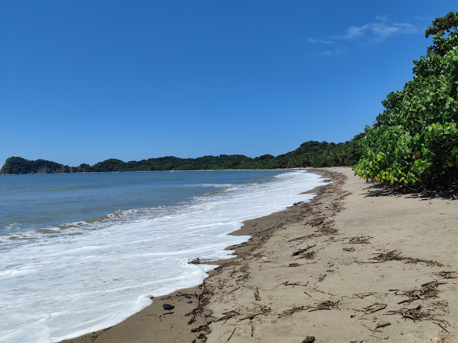 Foto van Playa Garza en de nederzetting