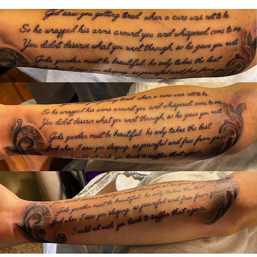 Explore colored tattoo ideas for men, creative tattoo ideas in Vancouver, available at Studio X Tattoos & Piercings