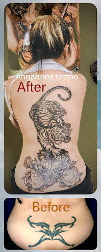 Explore cincinnati bengals tattoo ideas, creative tattoo ideas in Garden Grove, available at Anna Hang Tattoo