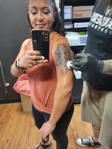 Explore aesthetic tattoo ideas, creative tattoo ideas in Saginaw, available at Drunken Monkey Tattoo