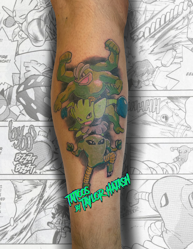 Explore small beach tattoo ideas, creative tattoo ideas in Palm Harbor, available at Angry Owl Tattoo and Piercing