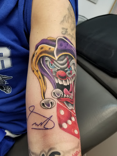 Explore demon tattoo ideas, creative tattoo ideas in Georgetown, available at Body Art Tattoos