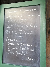 Rosé et Ciboulette à Brantôme menu