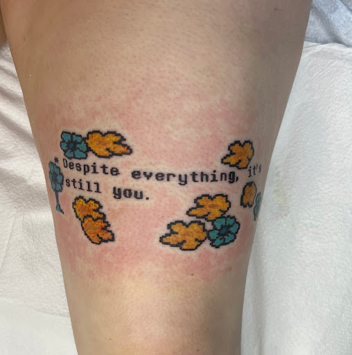 Explore numb tattoo ideas, creative tattoo ideas in Seymour, available at Sacred Art Tattoo