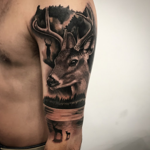 Explore big dipper tattoo ideas, creative tattoo ideas in Oxford, available at Victorian Ink