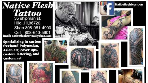 Explore tattoo ideas for new dads, creative tattoo ideas in Hilo, available at Native Flesh Tattoo