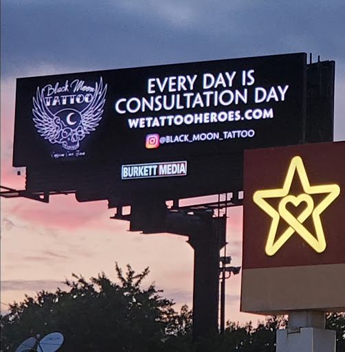 Explore rock tattoo ideas, creative tattoo ideas in Copperas Cove, available at Black Moon Tattoo Company