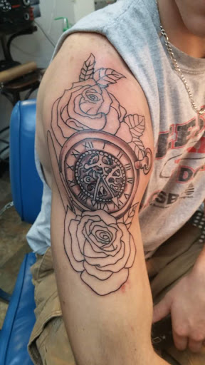 Find cowboy tattoo ideas for your next unique tattoo in Enid at IRONHORSE TATTOO & BODY PIERCING STUDIO,LLC