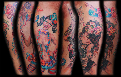 Find feminine skull tattoos ideas for your next unique tattoo in Astoria at 10 Thousand Foxes Tattoo - Astoria