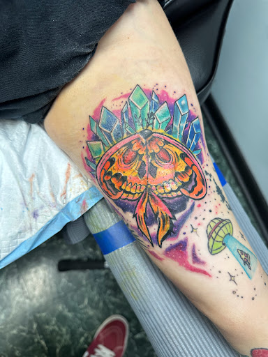 Explore hunter tattoo ideas, creative tattoo ideas in Aurora, available at Ronin Tattoo Studio INC