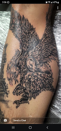 Explore moto tattoo ideas, creative tattoo ideas in Lawrenceburg, available at Yellow Rose Tattoo