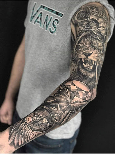 Explore mens memorial tattoo ideas, creative tattoo ideas in New Orleans, available at Orleans Ink