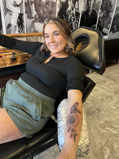 Explore fine line spine tattoo ideas, creative tattoo ideas in Seymour, available at American Gypsy Tattoo Corp.