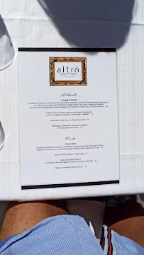 Altrò Restaurant à Sperlonga carte