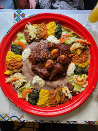 Injera du Restaurant éthiopien La Reine de Saba à Paris - n°12