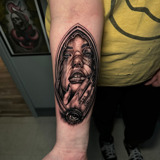 Explore bird tattoo ideas for men, creative tattoo ideas in Camp Hill, available at Camp Hill Collective Tattoo and PMU