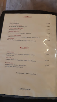 Restaurant Durdu à Nantua menu