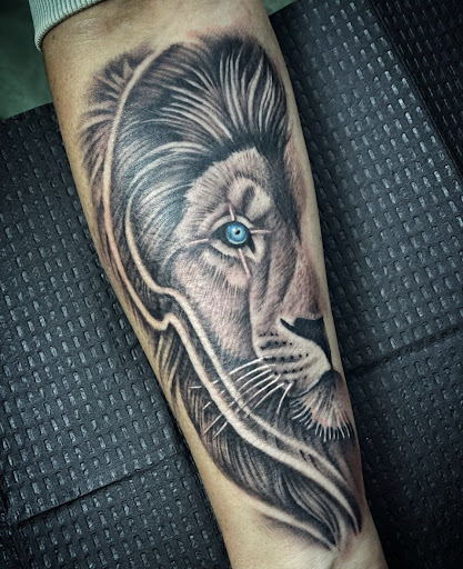 Explore outdoorsman tattoo ideas, creative tattoo ideas in Abilene, available at Sacred Art