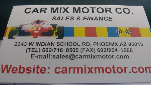 Used Car Dealer «Car Mix Motor Co.», reviews and photos, 2343 W Indian School Rd, Phoenix, AZ 85015, USA
