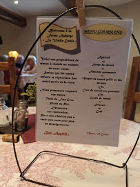 Restaurant familial La Vieille Etable à Saint-Médard - menu / carte