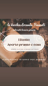 La Vecchia Locanda Frascati à Frascati menu