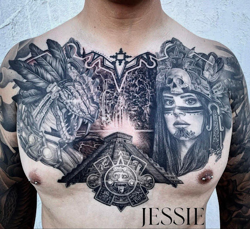 Explore electricity tattoo ideas, creative tattoo ideas in Pendleton, available at Just Another Hole in the Wall Tattoo