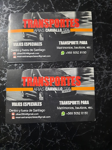 Transportes Arias Carvallo Spa - Servicio de transporte