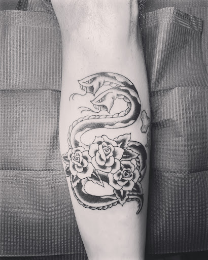 Explore flower half sleeve tattoo ideas, creative tattoo ideas in San Jose, available at Legacy Tattoo