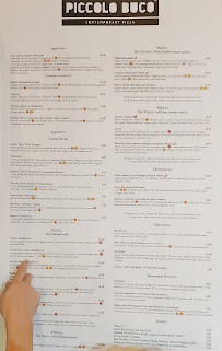 Pizzeria Piccolo Buco (NO PRENOTAZIONI-NO RESERVATIONS) à Rome (la carte)