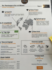 O.B.U Organisation Des Burgers Unis à Paris menu