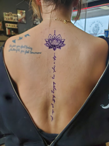 Explore uv tattoo ideas, creative tattoo ideas in Williamston, available at Lucky Tiger Tattoo studio