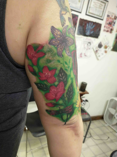 Explore american football tattoo ideas, creative tattoo ideas in Carbondale, available at MsCandyTattoo