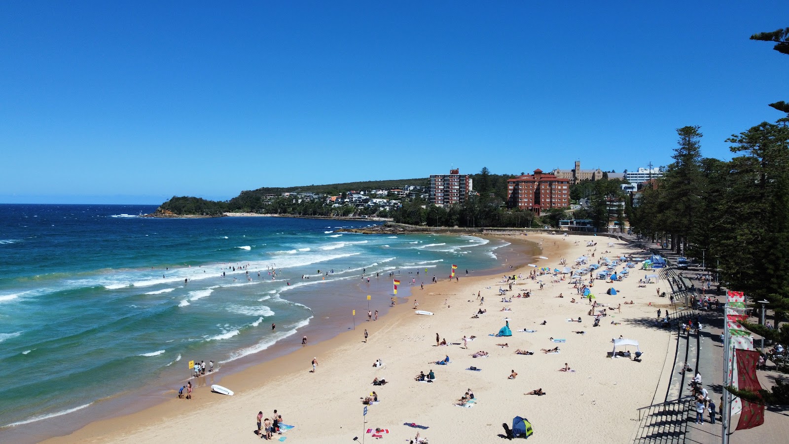 Photo of Manly Beach with long straight shore