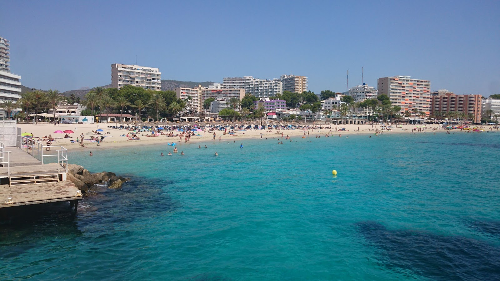 Photo of Magaluf Beach and the settlement
