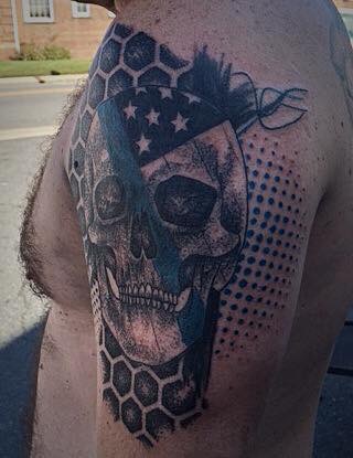 Explore cherub tattoo ideas, creative tattoo ideas in Asheboro, available at Blue Luna Tattoo Company, LLC