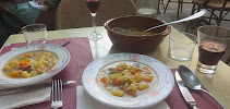 Soupe de poulet du Restaurant basque Restaurant Oillarburu à Saint-Jean-Pied-de-Port - n°1