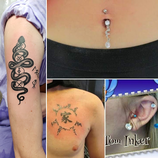 Explore rose tattoo idea, creative tattoo ideas in Elko, available at Tom Custom Tattoos and Body Piercing Studio