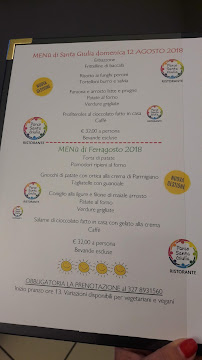Parco Santa Giulia Ristorante by serviti e riveriti con gusto à Monchio menu