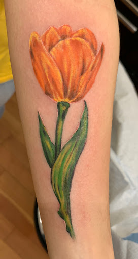 Explore small angel tattoo ideas, creative tattoo ideas in Longview, available at Burning Rock Tattoo