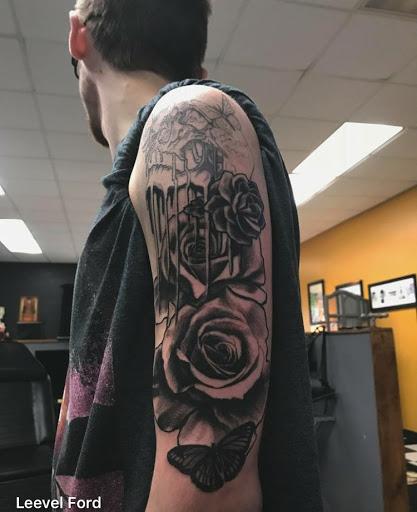 Explore small medusa tattoo ideas, creative tattoo ideas in Stevens Point, available at Black Rabbit Tattooing
