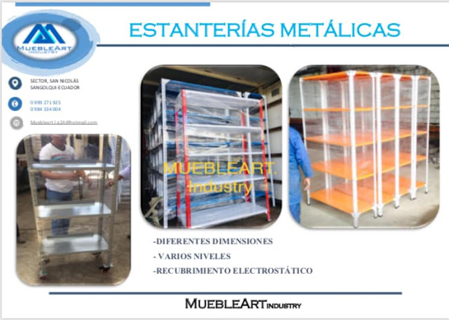 Muebleart_Pintura Electrostatica - Quito