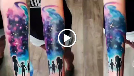 Explore men chest tattoos ideas, creative tattoo ideas in Casper, available at Luna & Lotus Amethyst Ink Angie Kay