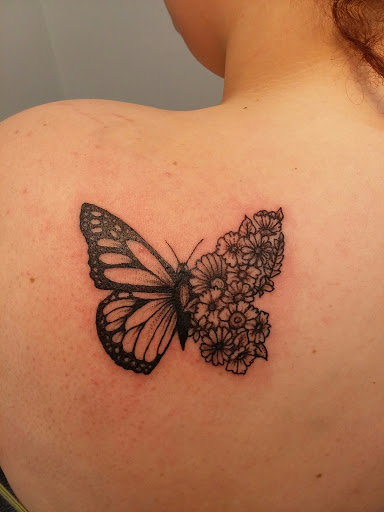 Explore leg tattoo cover up ideas for men, creative tattoo ideas in Salem, available at Outwest Tattoo and body piercing ,30 years of tattooing,only life time guarantee