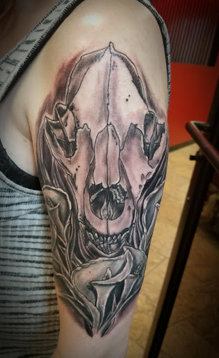 Explore full sleeve tattoo ideas for women, creative tattoo ideas in Calera, available at Tattoo Jungle