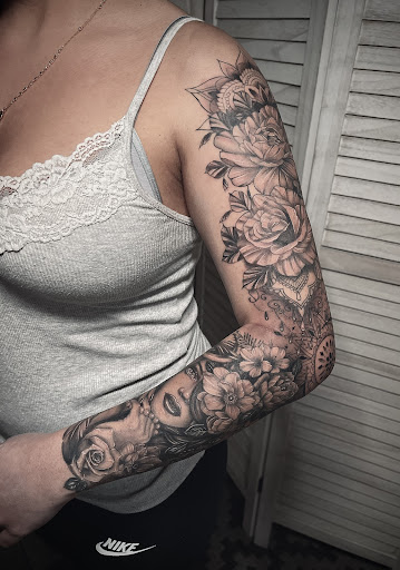 Explore spider-man tattoo ideas, creative tattoo ideas in Farmingville, available at LizArt Ink tattoo