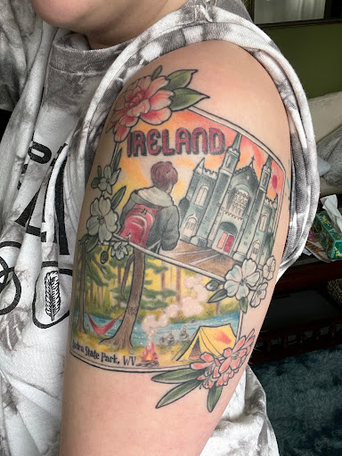 Explore hunting tattoo ideas, creative tattoo ideas in Kent, available at Rotten Peach Studios